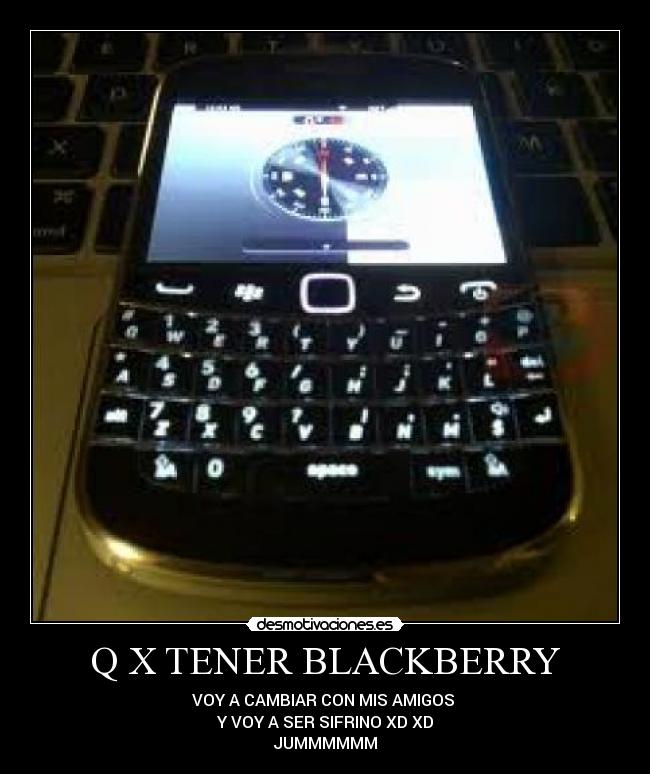 Q X TENER BLACKBERRY -