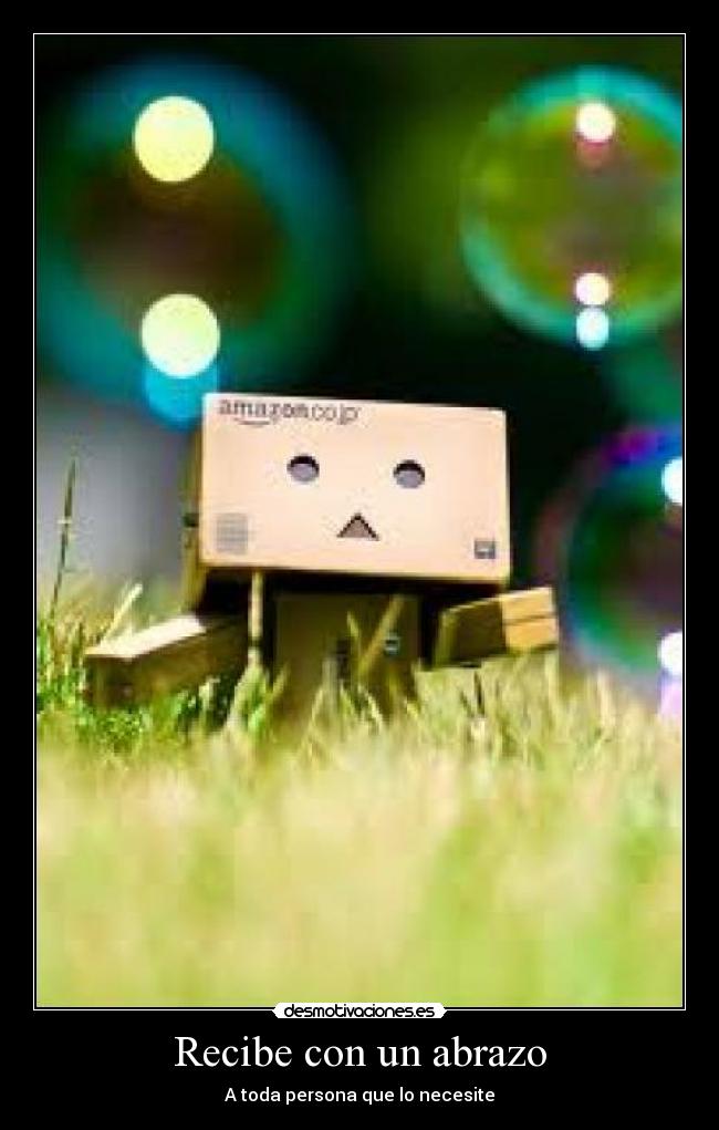 Recibe con un abrazo -