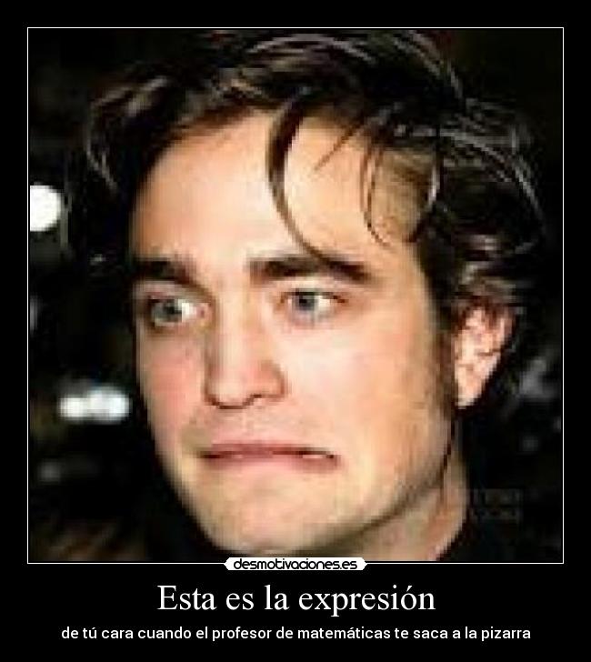 Esta es la expresión - 