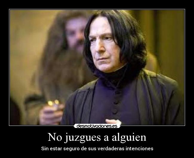 No juzgues a alguien - 