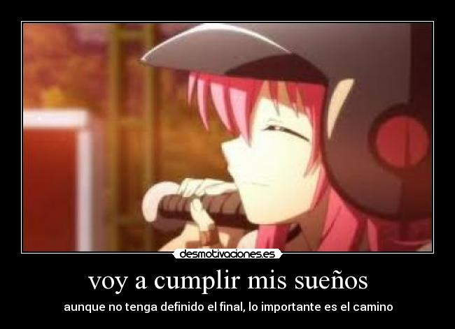 voy a cumplir mis sueños - 