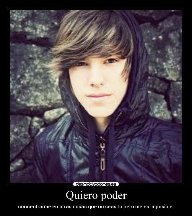 Quiero poder - concentrarme en otras cosas que no seas tu pero me es imposible .