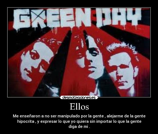 carteles green day billie tree mike desmotivaciones