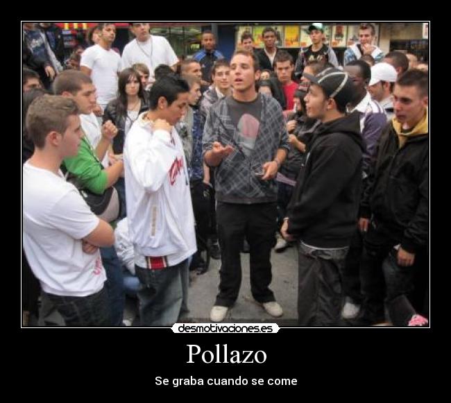 Pollazo - Se graba cuando se come