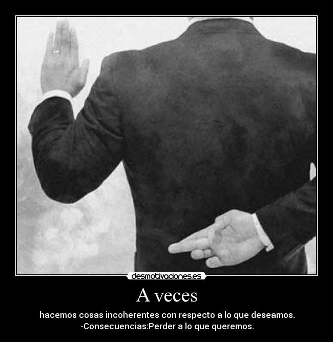 A veces -