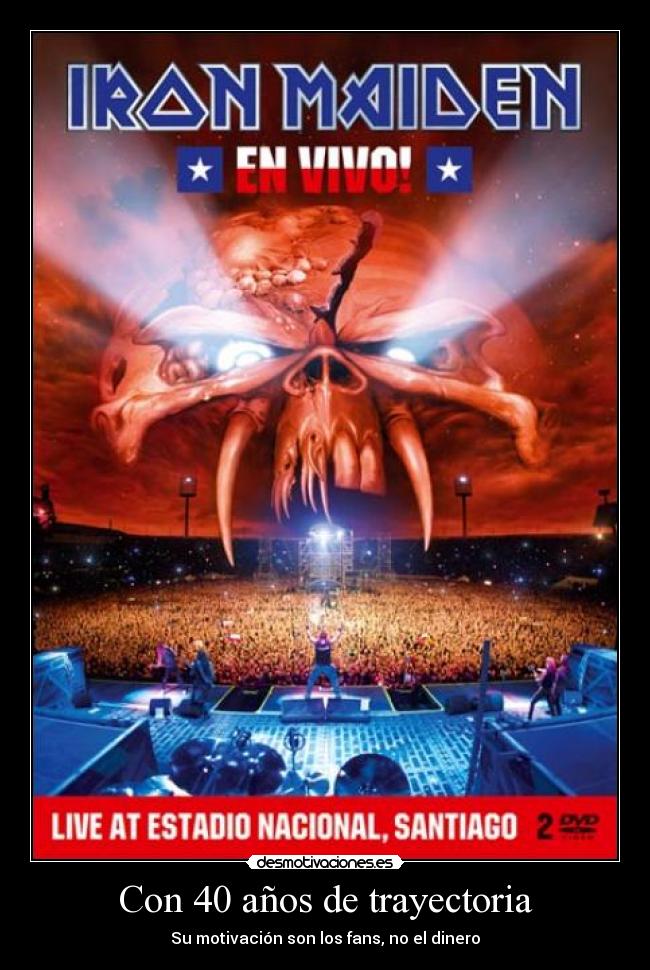 Con 40 años de trayectoria - Su motivación son los fans, no el dinero