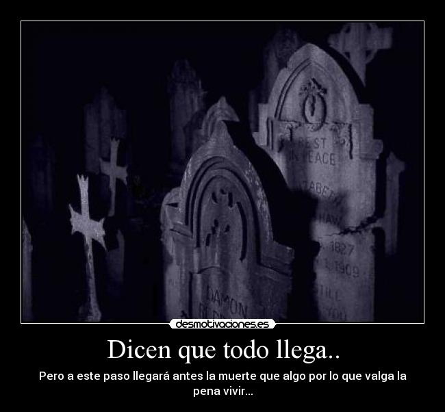 Dicen que todo llega.. - 