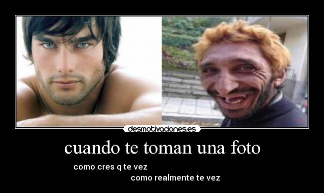 cuando te toman una foto -