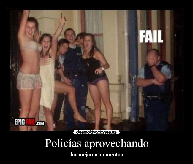 Policías aprovechando - los mejores momentos