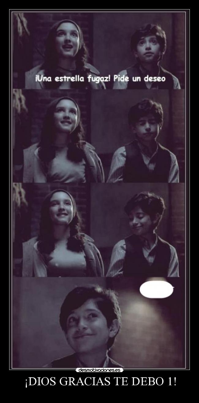 ¡DIOS GRACIAS TE DEBO 1! -