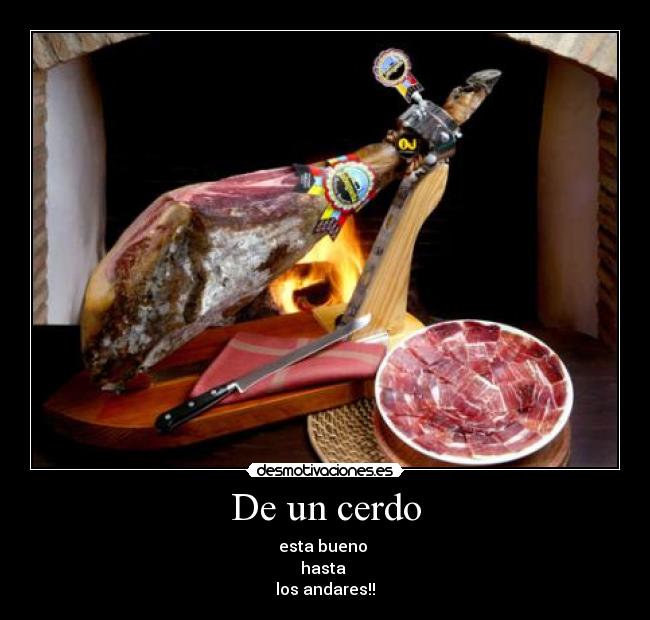 De un cerdo - 