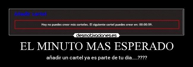 EL MINUTO MAS ESPERADO - 