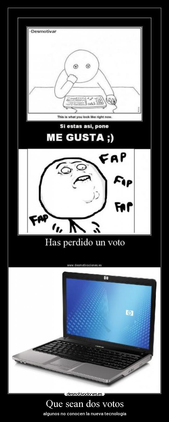 carteles que sean dos votos desmotivaciones