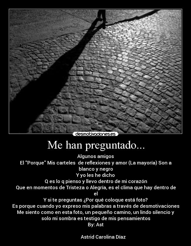 carteles han preguntando desmotivaciones