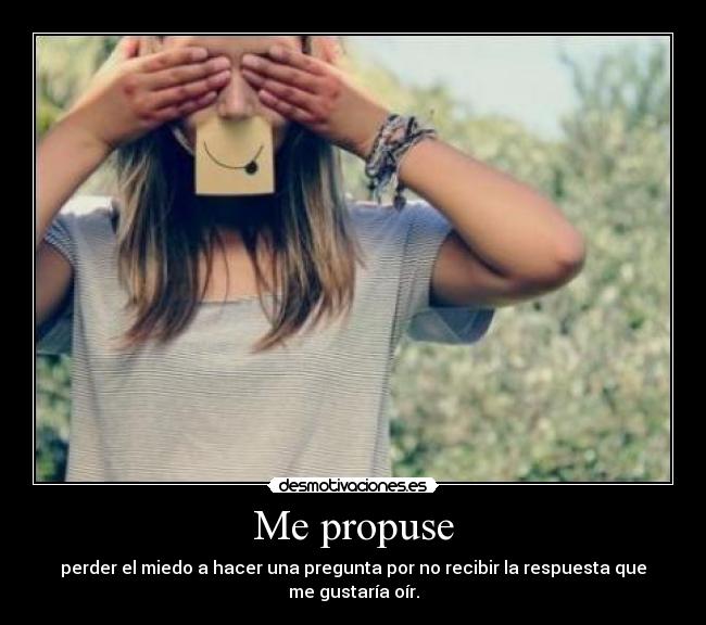 Me propuse - 