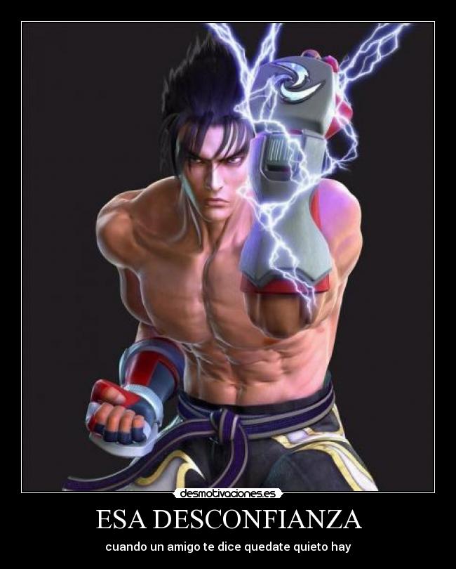 ESA DESCONFIANZA - cuando un amigo te dice quedate quieto hay