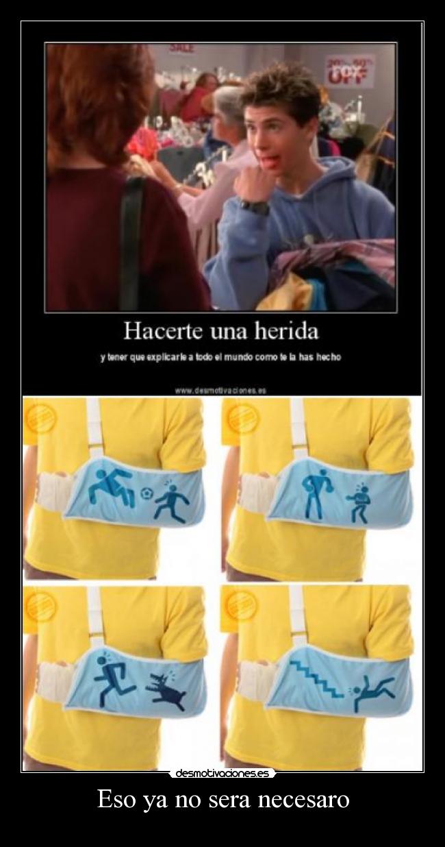 Eso ya no sera necesaro -