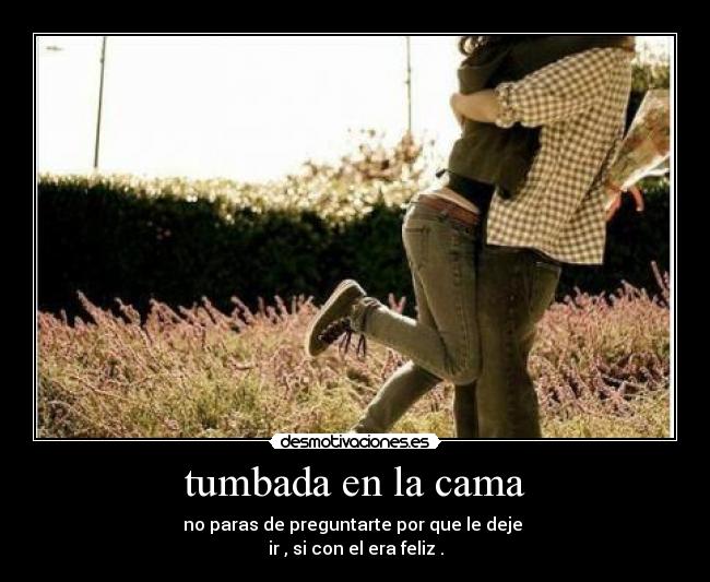 tumbada en la cama - 