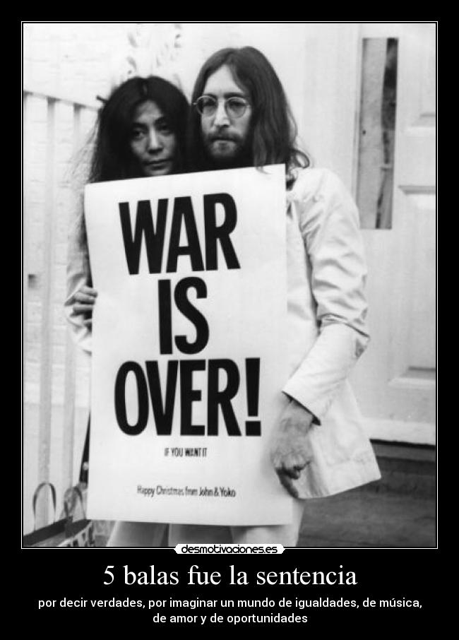 5 balas fue la sentencia -