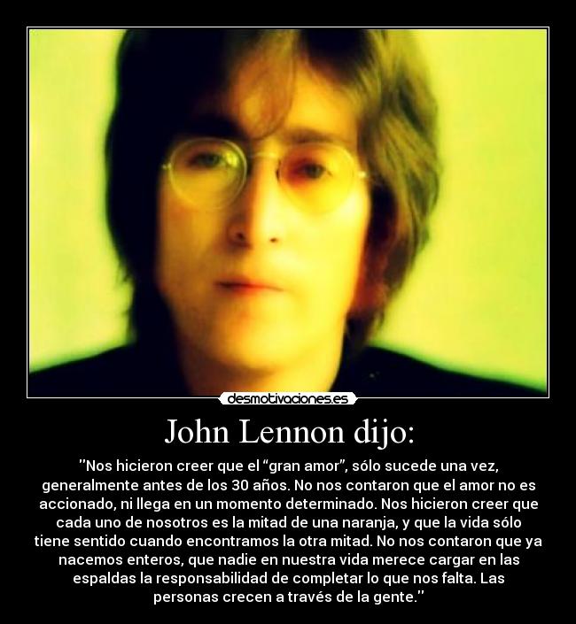 John Lennon dijo: -