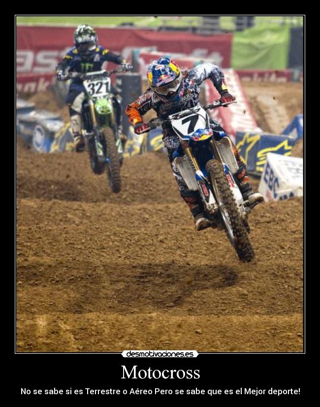 carteles motocross desmotivaciones