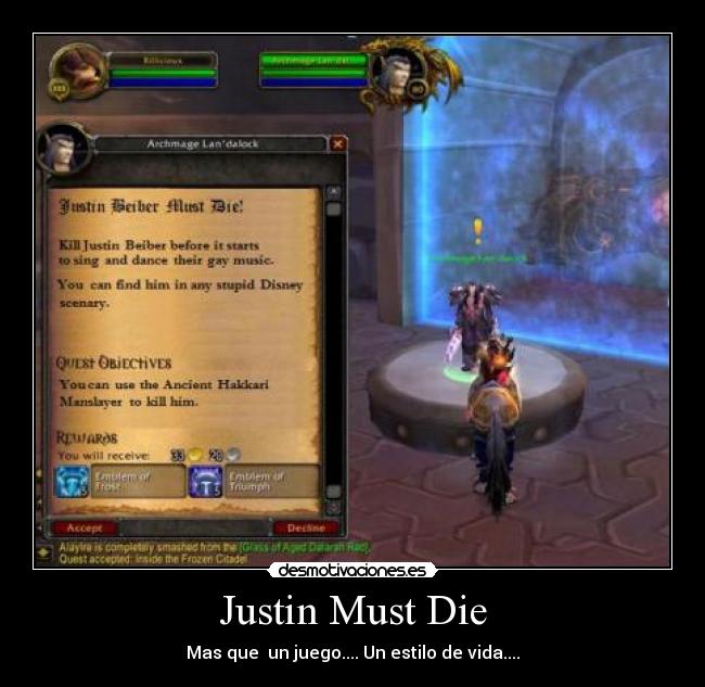 Justin Must Die - 