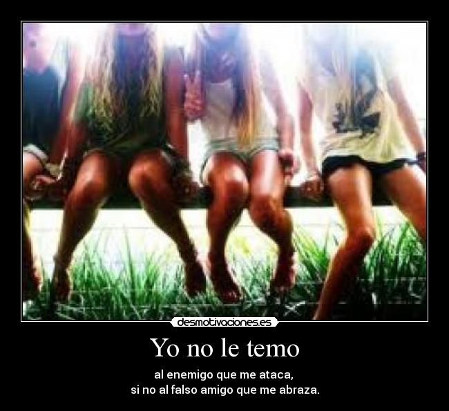 Yo no le temo -