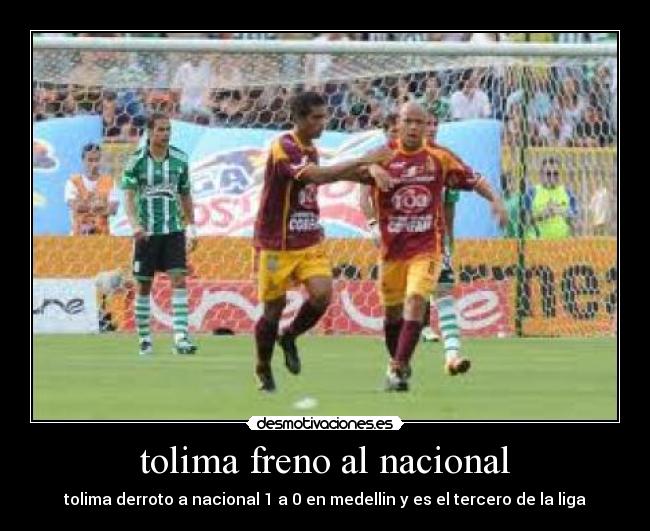 tolima freno al nacional -