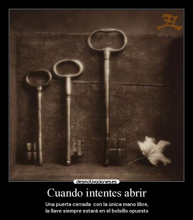 Cuando intentes abrir - 