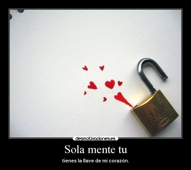 Sola mente tu -