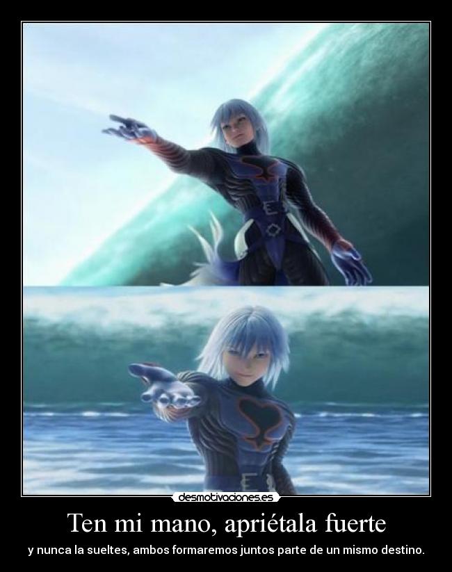 carteles darkskyx empirico nomiresaqui kingdomhearts riku confia mi jamas permitire caer desmotivaciones