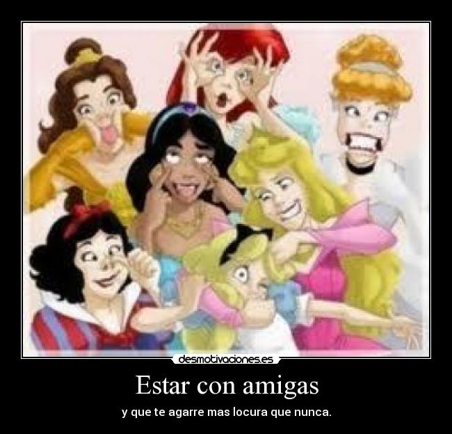 Estar con amigas -