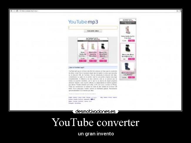 YouTube converter - un gran invento
