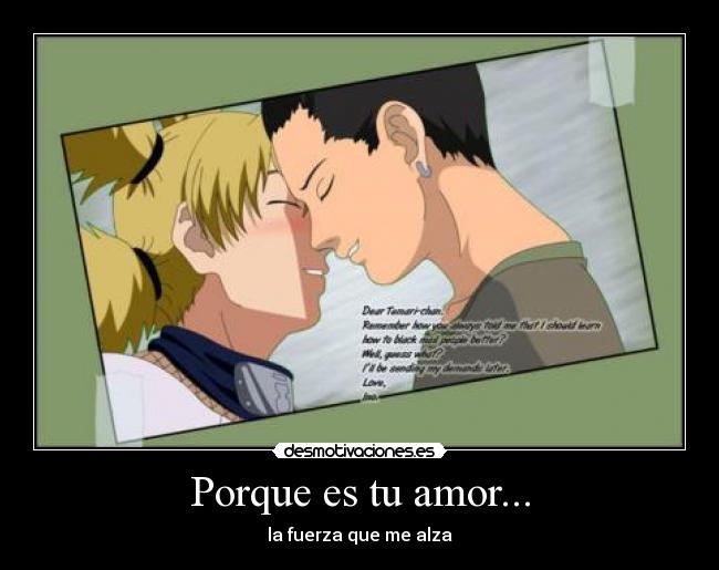 Porque es tu amor... - la fuerza que me alza