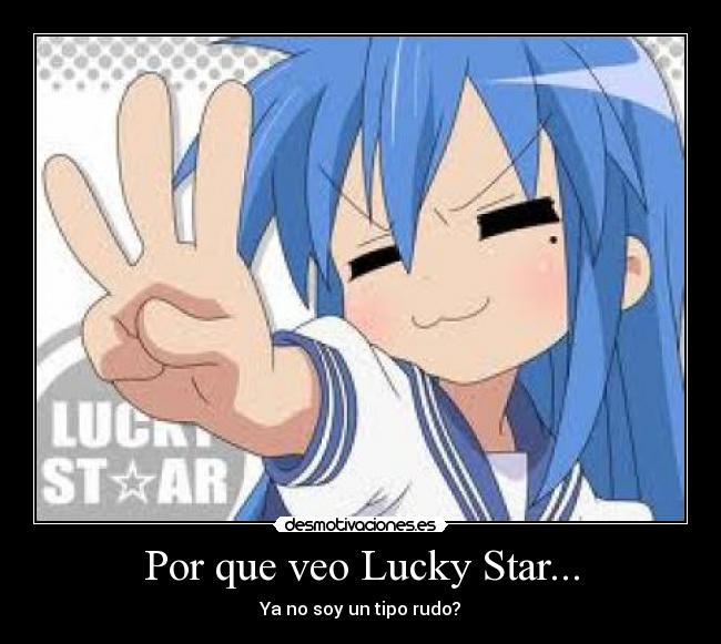 carteles lucky star anime konata rap desmotivaciones