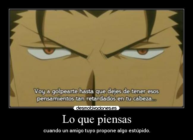 Lo que piensas - 