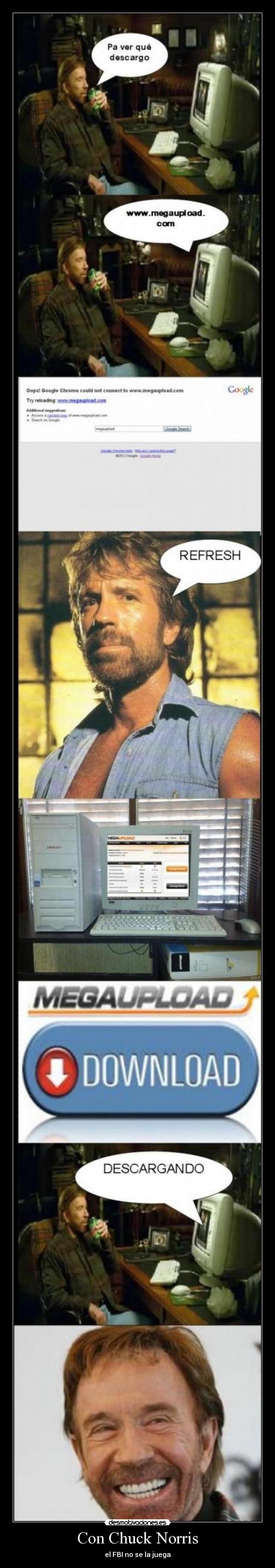 Con Chuck Norris - el FBI no se la juega