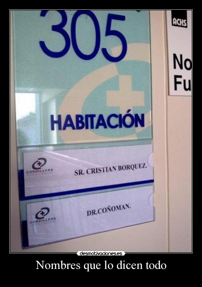 Nombres que lo dicen todo - 