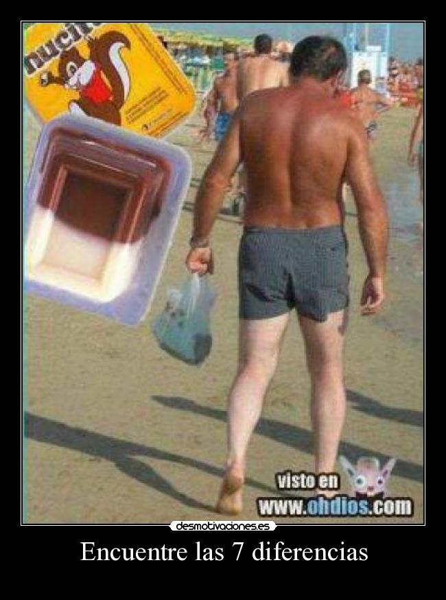 Encuentre las 7 diferencias - 