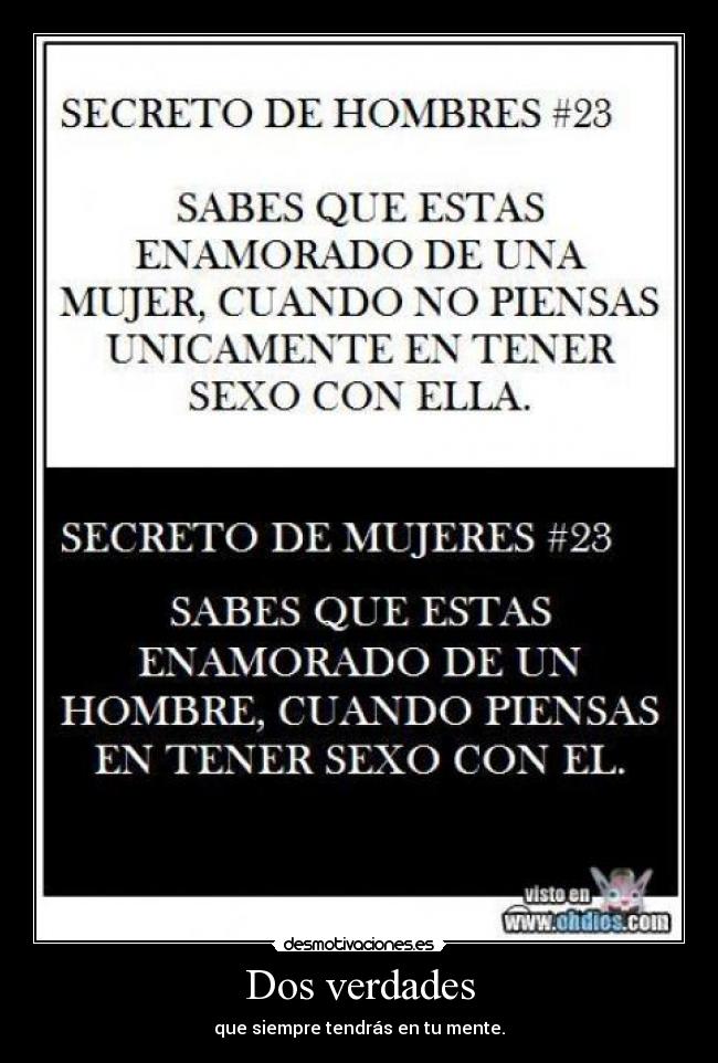 carteles verdades brainerw sexo desmotivaciones