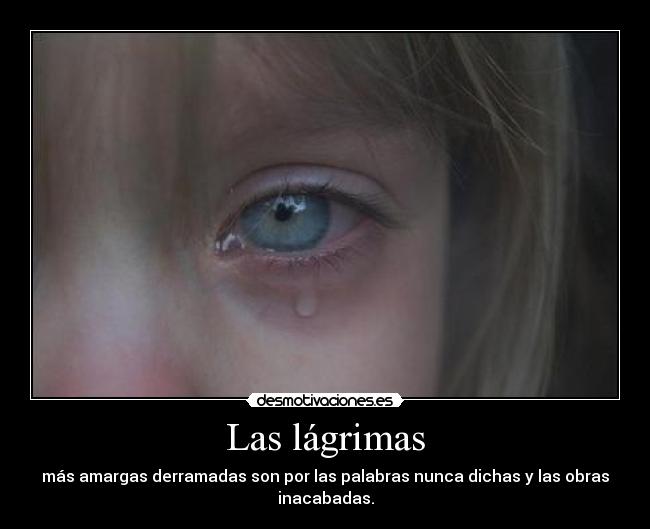 Las lágrimas - 