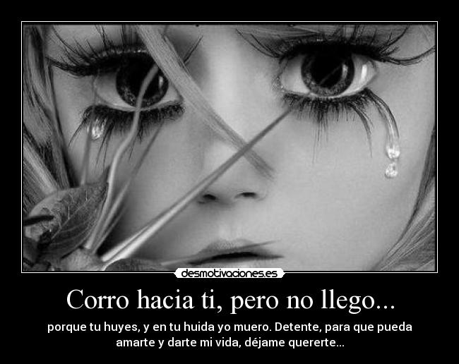 carteles amor correr huir amarte quererte desmotivaciones