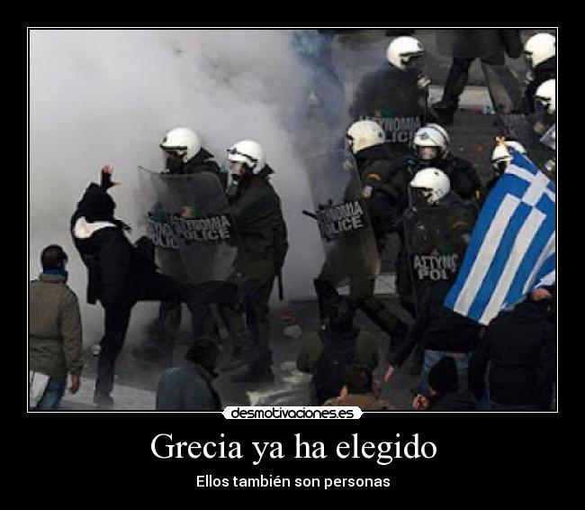 Grecia ya ha elegido - Ellos también son personas