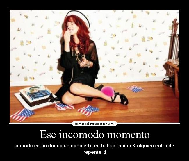 Ese incomodo momento -