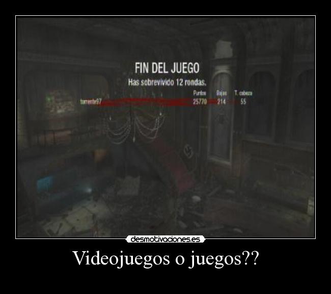 Videojuegos o juegos?? - 