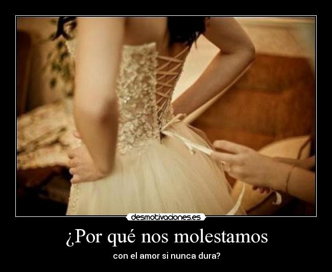 ¿Por qué nos molestamos - con el amor si nunca dura?