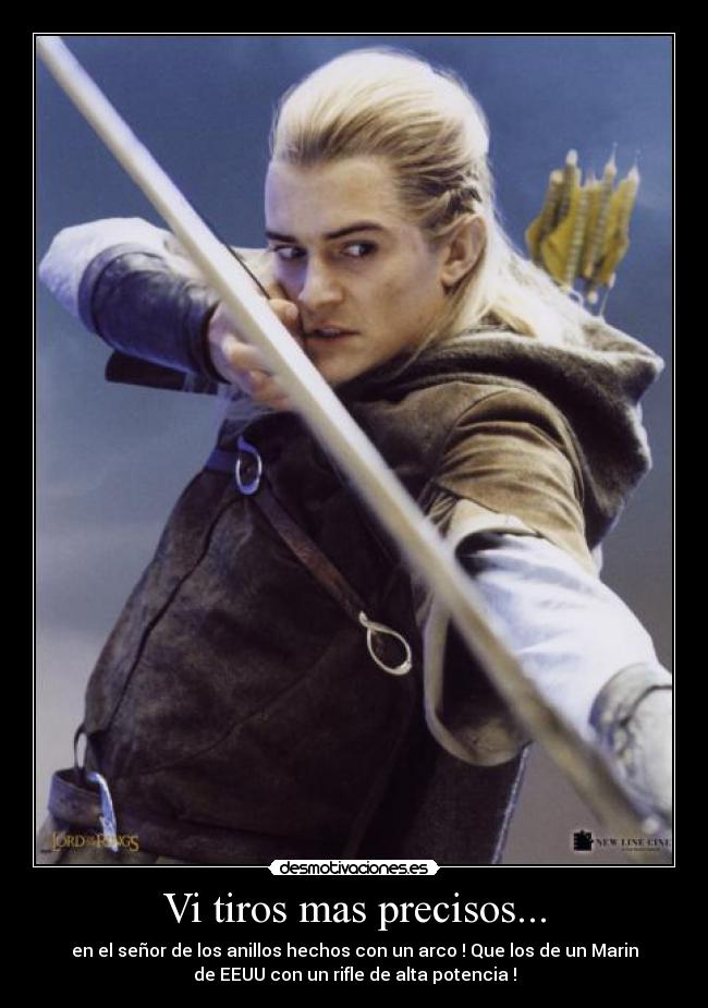 Vi tiros mas precisos... -