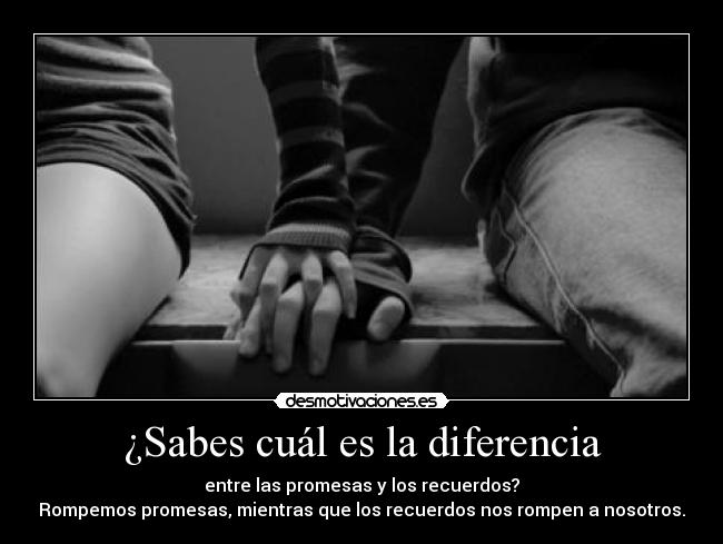 ¿Sabes cuál es la diferencia - 