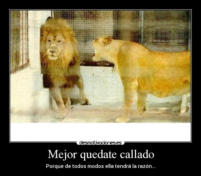 Mejor quedate callado - 