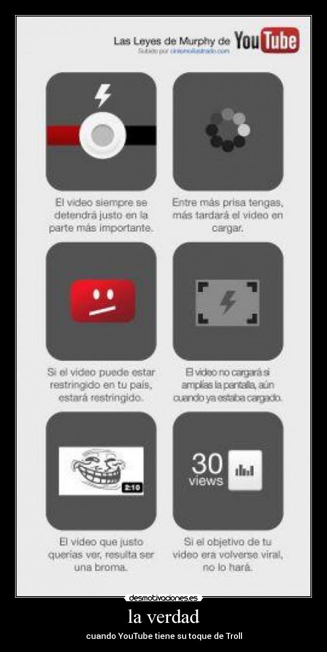 la verdad - cuando YouTube tiene su toque de Troll